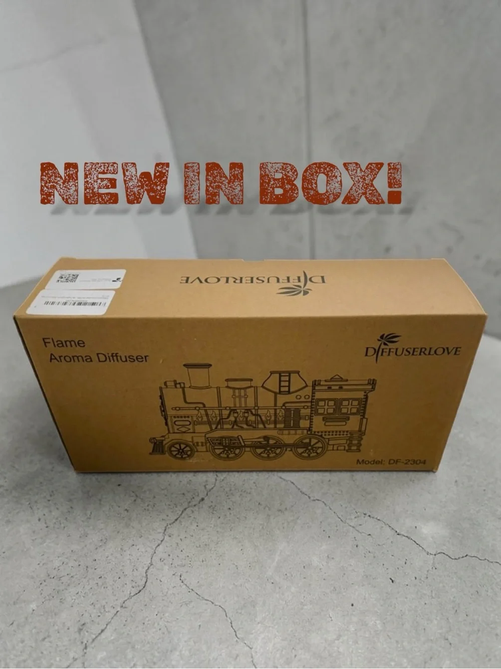 🚂💨 Diffuserlove Train Essential Oil Diffuser – 300ML Cool Mist Humidifier